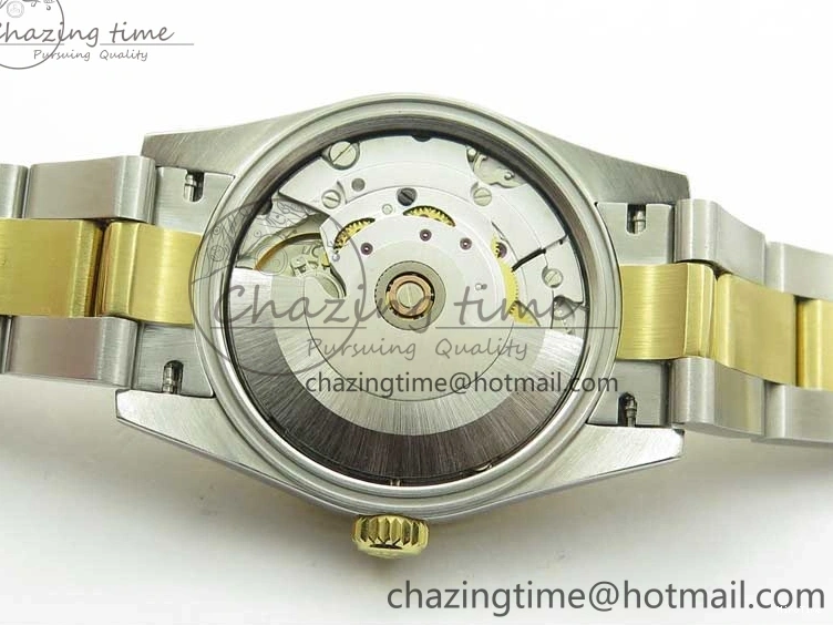 MiroTime 0127 SoftTouch Datejust 31mm 278273 SS YG BP Maker Best Edition Gray Diamonds Dial on SS YG Oyster Bracelet 2715